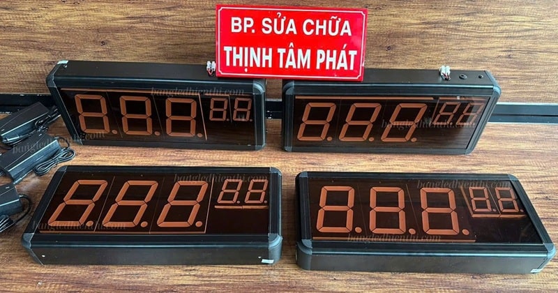 đồng hồ hiển thị nhiệt độ led